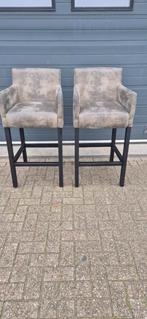 Barkrukken met rugleuning, Huis en Inrichting, Barkrukken, Ophalen, Geen, 60 tot 90 cm, Zo goed als nieuw