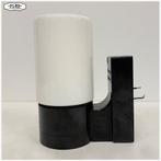 Bakelieten Bauhaus wandlamp / badkamerlamp met opaline glas, Gebruikt, Bauhaus, Elektrosvit, Ophalen of Verzenden