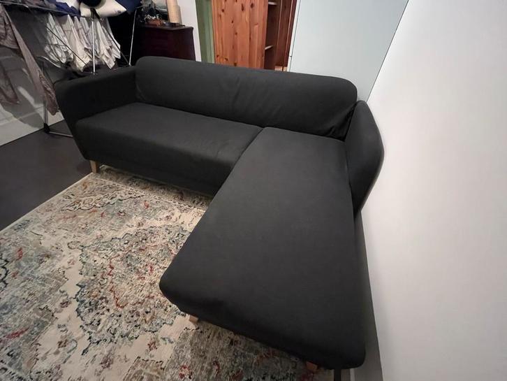 IKEA Linanäs bank met Chaise Longue, Huis en Inrichting, Banken | Sofa's en Chaises Longues, Zo goed als nieuw, Driepersoons, 150 tot 200 cm