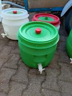 Wijnvat met kraantje 30L/ voerton/ regenton/ vat, Tuin en Terras, Regentonnen, Ophalen, Gebruikt, Met kraantje, 150 liter of meer