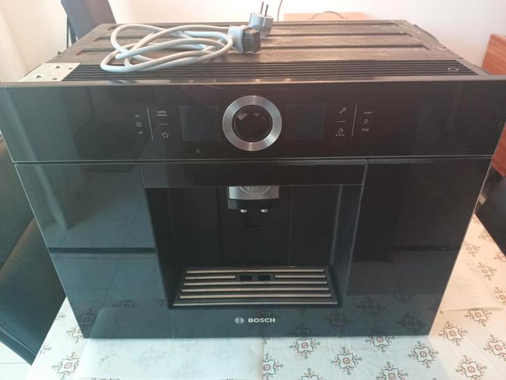 Bosch Inbouw Koffiemachine - Klok loopt niet., Witgoed en Apparatuur, Koffiezetapparaten, Gebruikt, Koffiebonen, Koffiemachine