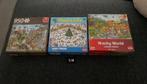 3 puzzels (That’s Life, Pieces of History en Wacky World), Hobby en Vrije tijd, Denksport en Puzzels, Ophalen of Verzenden, 500 t/m 1500 stukjes