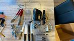 Keukengerei set – messen, kloppers, zeef, mixer, Ophalen, Zo goed als nieuw, Rvs of Chroom