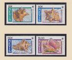 WWF set postzegels van de Strombus (soort zeeslak), Ophalen of Verzenden, Postfris, Dier of Natuur