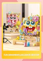 Spongebob en Patrick bureau schilderijtjes bouwsteentjeslego, Kinderen en Baby's, Speelgoed | Duplo en Lego, Ophalen of Verzenden