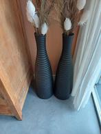 Grote vazen, Huis en Inrichting, Woonaccessoires | Vazen, Zwart, Aardewerk of Porselein, Ophalen of Verzenden, Zo goed als nieuw