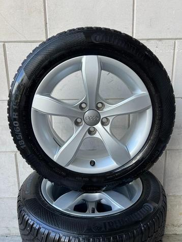 Winterset Audi A1 velgen met winterbanden 15 inch beschikbaar voor biedingen