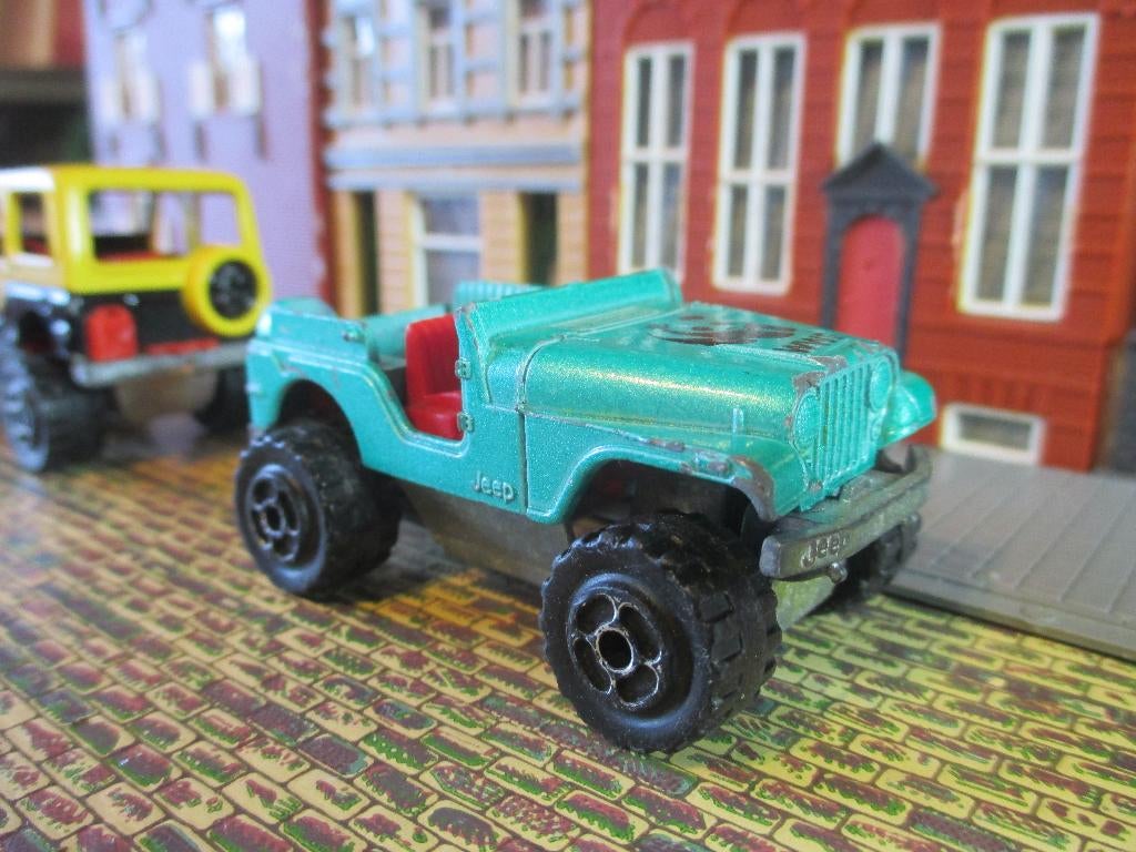 1:64 Jeep CJ-5 - Majorette Restauratie-object WWF, Ophalen of Verzenden, Gebruikt, Auto