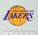 LOS ANGELES LAKERS NBA muur auto bus sticker 45cm Basketbal, Ophalen of Verzenden, Nieuw, Sport