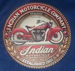 Indian Motorcycle Wandbord - Mancave Decoratie, Ophalen of Verzenden, Nieuw, Motoren