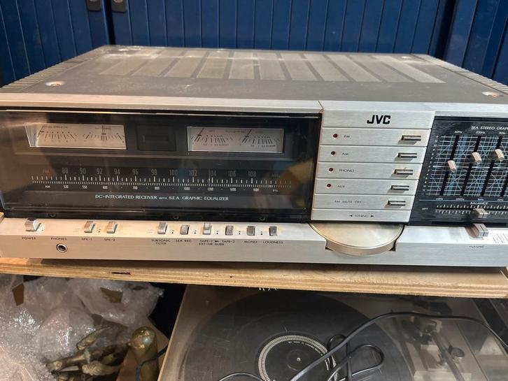 JVC JR-S301 Receiver - Vintage Stereo!, Audio, Tv en Foto, Versterkers en Receivers, Gebruikt, Stereo, 60 tot 120 watt, JVC, Ophalen of Verzenden