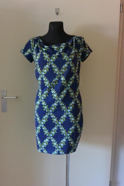 King Louie jurk S donker blauw zga nieuw, Kleding | Dames, Jurken, Zo goed als nieuw, Maat 36 (S), Blauw, Knielengte, Ophalen of Verzenden