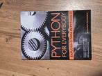Python for everybody schoolboek forensisch onderzoek boek, Ophalen of Verzenden, Zo goed als nieuw, Overige niveaus