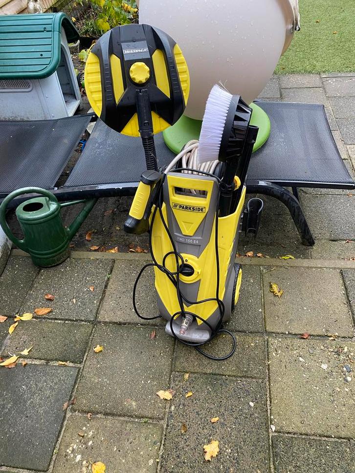 Parkside Hogedrukreiniger PHD 150 E4, Tuin en Terras, Hogedrukreinigers, Gebruikt, Elektrisch, Met regelbare waterdruk, Ophalen of Verzenden