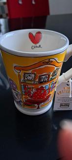 BLOND SERVIES, 2 mokken OPA en OMA  nieuw, Ophalen, Blond Amsterdam, Nieuw, Kop(pen) en/of Schotel(s)