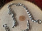 Jasseron Ketting ,armband, Verzenden, Zo goed als nieuw, Overige materialen, Met hanger