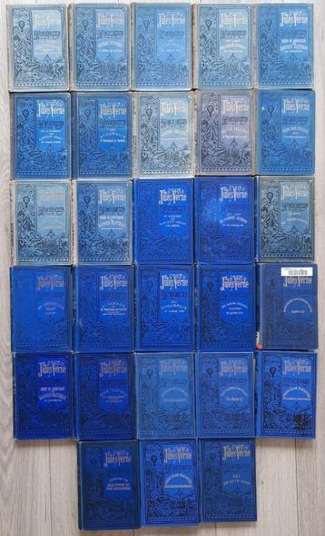 Jules Verne wonderreizen, blauwe kaften, oude en nieuwere dr beschikbaar voor biedingen