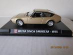 Matra Simca Bagheera 1975 in OVP, Hobby en Vrije tijd, Modelauto's | 1:43, Ophalen, Gebruikt, Auto, Overige merken