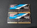 2x8 Gb G.Skill RipJaws SOdimm Laptop Geheugen, Computers en Software, RAM geheugen, DDR4, Ophalen of Verzenden, Zo goed als nieuw