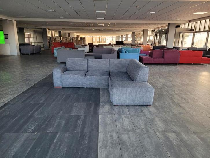 ✅️️️️️️ GEREINIGD grijze hoekbank 260x225 | GRATIS LEVERING, Huis en Inrichting, Banken | Bankstellen, Zo goed als nieuw, Hoekbank