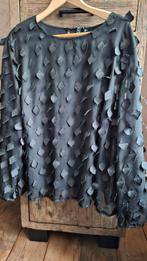 Zwarte blouse Pieces maat 52, Zwart, Maat 46/48 (XL) of groter, Ophalen of Verzenden, Zo goed als nieuw