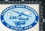 Sticker: LSV Goch - Flugplatz Goch Asperden, Ophalen of Verzenden, Zo goed als nieuw, Bedrijf of Vereniging