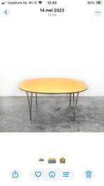 Fritz Hansen spanpoot tafel 145x145x71cm, Gebruikt, Verzenden, Overige vormen, Overige houtsoorten