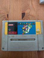 Super Mario World - SNES, Spelcomputers en Games, Games | Nintendo Super NES, Avontuur en Actie, 2 spelers, Ophalen of Verzenden