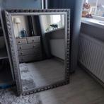 Spiegel met brocante lijst, 100 tot 150 cm, Gebruikt, Rechthoekig, 50 tot 75 cm