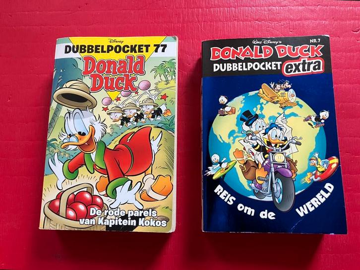 2 Donald Duck dubbelpockets 2021 en 2012, Boeken, Stripboeken, Gelezen, Meerdere stripboeken, Ophalen of Verzenden