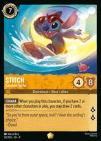 Disney Lorcana - Fabled - 9-024 - Stitch - Carefree Surfer, Hobby en Vrije tijd, Verzamelkaartspellen | Overige, Ophalen of Verzenden