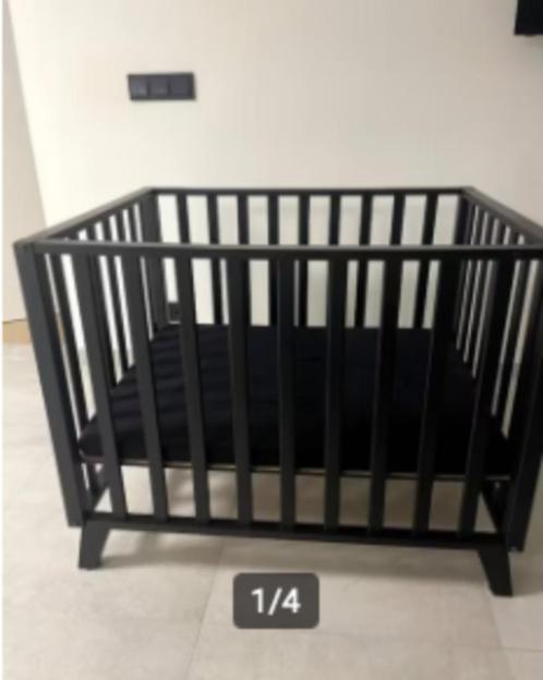 Babybox TWF Romeo zwart, Kinderen en Baby's, Boxen, Gebruikt, Vierkant, In hoogte verstelbaar, Ophalen