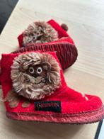 Giesswein slofjes klittenband sluiting, rood, mt. 24, Gebruikt, Jongen of Meisje, Overige typen, Ophalen of Verzenden