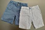 TE KOOP: 2 mooie korte broeken van Mango maat 110 ZGAN, Broek, Mango, Ophalen of Verzenden, Zo goed als nieuw