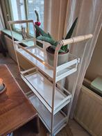 Zara Home Metalen Trolley / Serveerwagen - Wit, Ophalen, Gebruikt