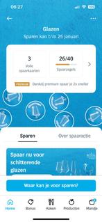 Spaaractie AH digitale zegels Glaswerk, Ophalen of Verzenden, Winkel, Super of Benzinepomp, Zegels, Bonnen of Punten