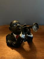 Buste Beeld Louis Armstrong met trompet - Vintage Decoratie, Antiek en Kunst, Ophalen of Verzenden