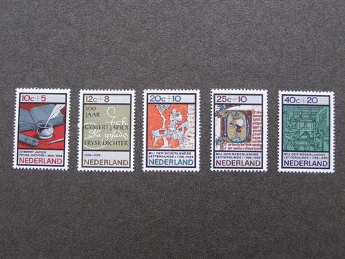 1966: NVPH 859 / 863, Zomerzegels / Letterkunde; postfris, Postzegels en Munten, Postzegels | Nederland, Postfris, Na 1940, Ophalen of Verzenden