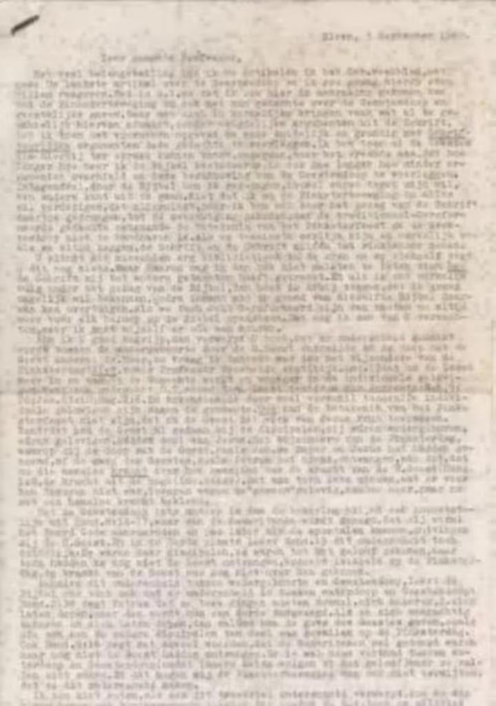 Sleen Drenthe ds. Bolwijn Gereformeerde Kerk Brief., Ophalen of Verzenden, Zo goed als nieuw