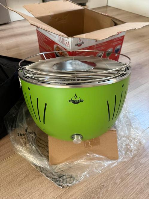 Te koop: El fuego tafelbbq, Tuin en Terras, Houtskoolbarbecues, Nieuw, Ophalen