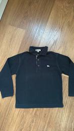 Zwarte Burberry polo met lange mouwen maat 128, Kinderen en Baby's, Kinderkleding | Maat 128, Gebruikt, Ophalen of Verzenden, Shirt of Longsleeve