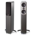 Q Acoustics: Concept 50 Speakers - 2 Stuks - Hoogglans Grijs, Overige merken, Ophalen of Verzenden, Zo goed als nieuw, 120 watt of meer