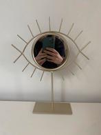 Spiegel ogen goud, Huis en Inrichting, Woonaccessoires | Spiegels, Minder dan 50 cm, Ophalen of Verzenden, Zo goed als nieuw, Minder dan 100 cm