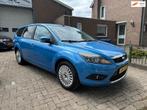 Ford Focus Wagon 1.8 Titanium Flexi Fuel, 125 pk, Gebruikt, 4 cilinders, Blauw