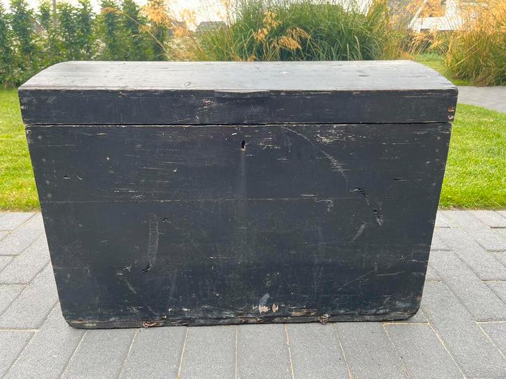 Vintage Industriële/Landelijke Houten Kist, Huis en Inrichting, Woonaccessoires | Kisten, Zo goed als nieuw, 50 tot 75 cm, 50 tot 100 cm