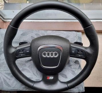 Audi A3 A4 A5 A6 A7 A8 lederen MF stuur met flippers zgan beschikbaar voor biedingen