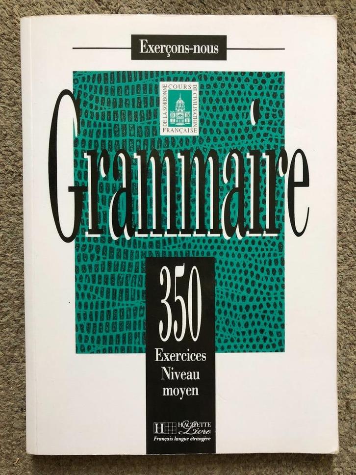 Grammaire 350 exercices - Moyen livre de l'élève, Boeken, Studieboeken en Cursussen, Nieuw, WO, Alpha, Ophalen of Verzenden