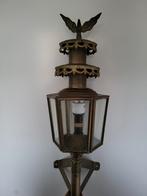 Grote antieke koperen koets lamp, Ophalen of Verzenden