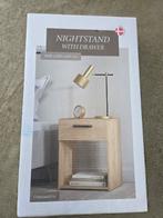Nachtkastje met lade - nieuw!, Minder dan 45 cm, Ophalen of Verzenden, Zo goed als nieuw, Minder dan 55 cm