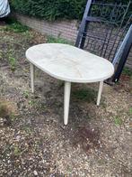 Gratis ophalen buiten tafel plastic, Tuin en Terras, Tuintafels, Ophalen, Zo goed als nieuw, Rechthoekig, Plastic